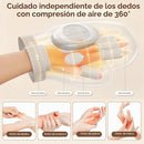 Masajeador de Manos y Muñecas Inalámbrico con Calor Vibración y Presión de Aire Recargable 2000mAh 5W 5V. Máquina de masajes de Dedos y Palma con Terapia de Presión.