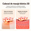 Masajeador Lumbar Eléctrico con Soporte de Cintura y Compresa Caliente de 10W y 7.4V Batería 2000mAh. Color Negro