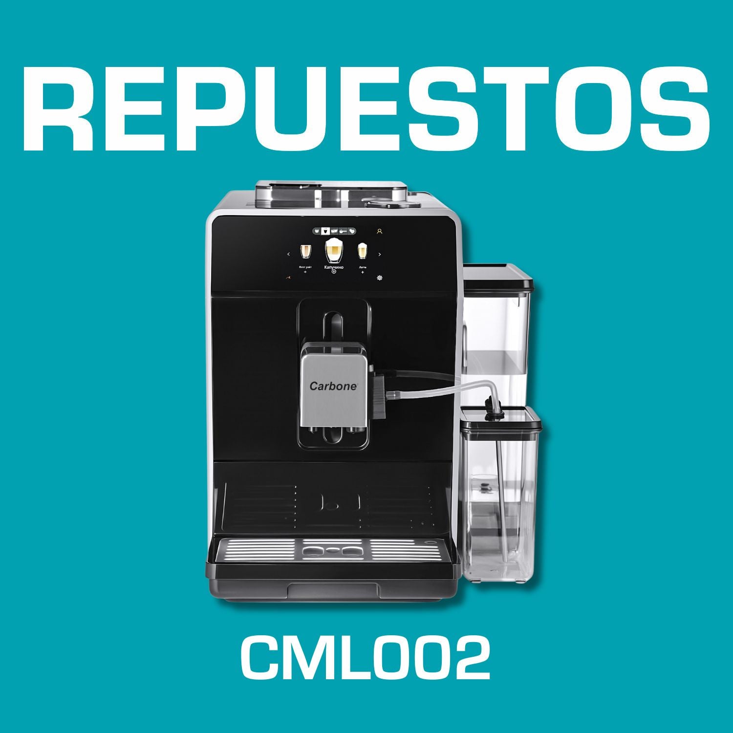 Repuestos de Máquina de Café Automática profesional Granos y polvo. Código CML002.