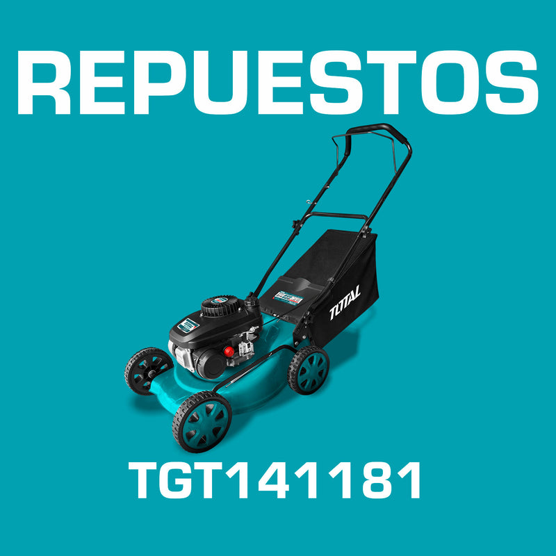 Repuestos Podadora Cortadora de Grama con motor a 4 tiempos a Gasolina. Codigo  TGT141181