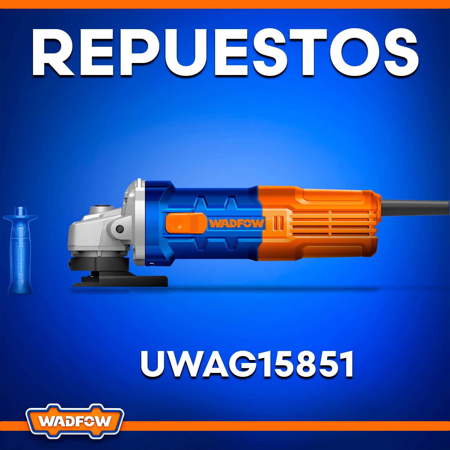 Repuestos de Esmeriladora Angular 4 1/2' 850W. UWAG15851