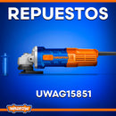 Repuestos de Esmeriladora Angular 4 1/2' 850W. UWAG15851