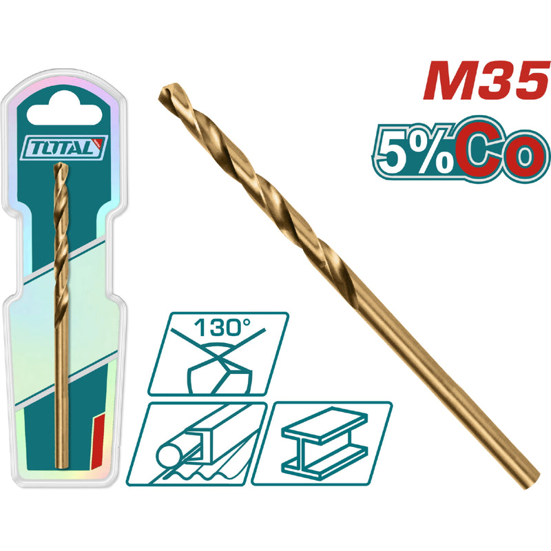 Broca de Cobalto M35 HSS Para Metal 11mm 1 pz.