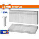 Clavos para clavadora de aire 35mm 5000 pzas por caja. Apto para WBN2540, WBN1550