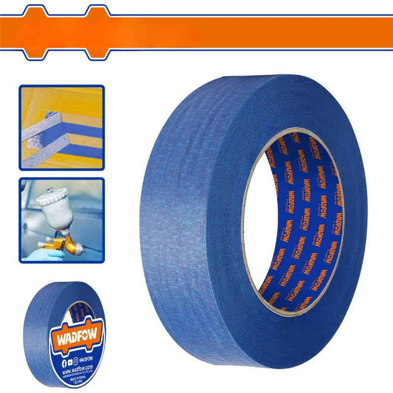 Cintas de pintor azul  Espesor: 0.14mm. Fácil de pegar y despegar. Ideal para enmascarar. Tape para pintar