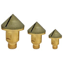 Brocas diamantadas cónicas para avellanar perforaciones estilo belga con rosca G 1/2”