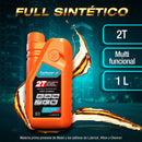 ACEITE 2T DE MOTOR DOS TIEMPOS FULL SINTETICO PARA MOTORES GASOLINA 2 ciclos ( 1 litro)