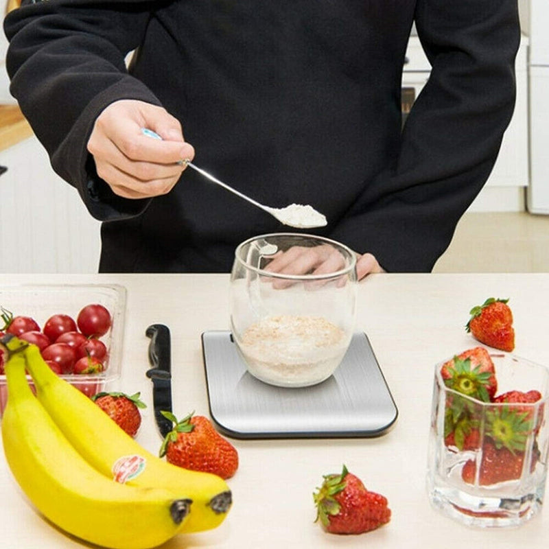 Balanza pesa digital de cocina para alimentos. 1g/5kg