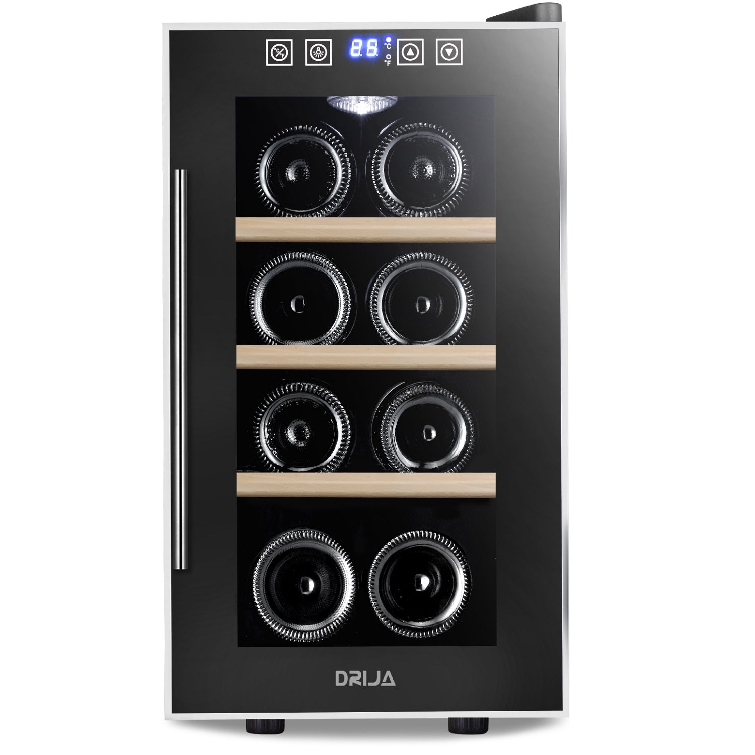 Vinera termoeléctrica de mesa para 8 botellas. Rosso 8.