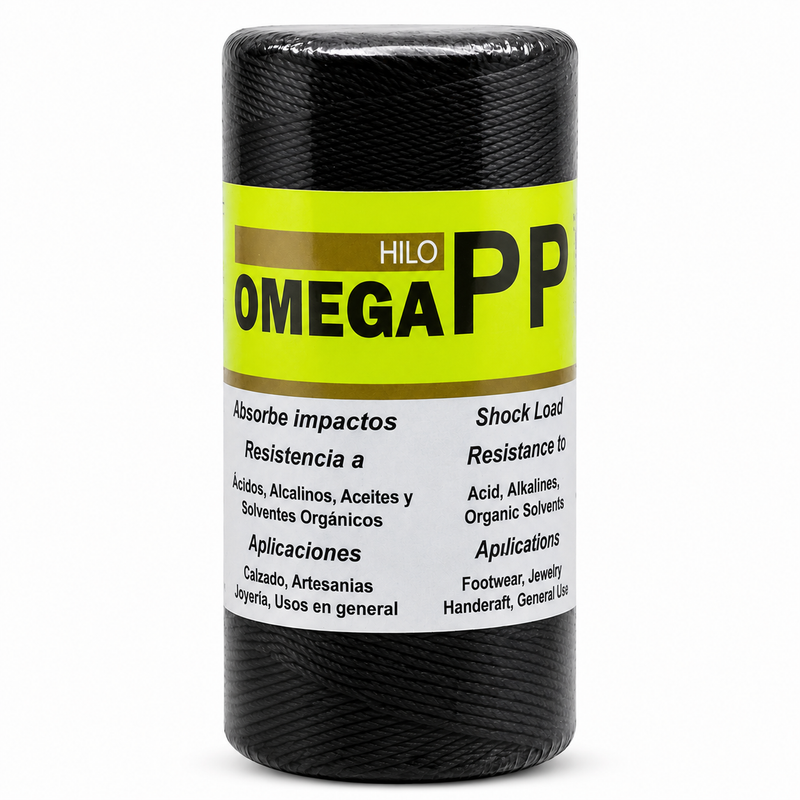 Hilo Omega Nylon 100% PP 100g para Manualidades, Pesca y Tejidos. Cordel