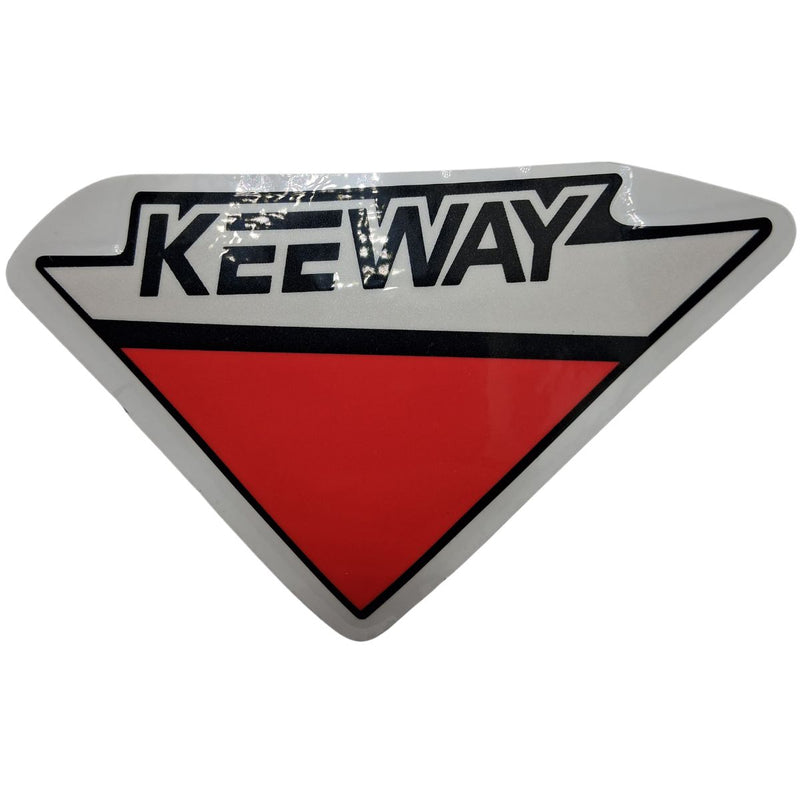 Calcomania izquierda guardabarros delantero negra (RKG150)