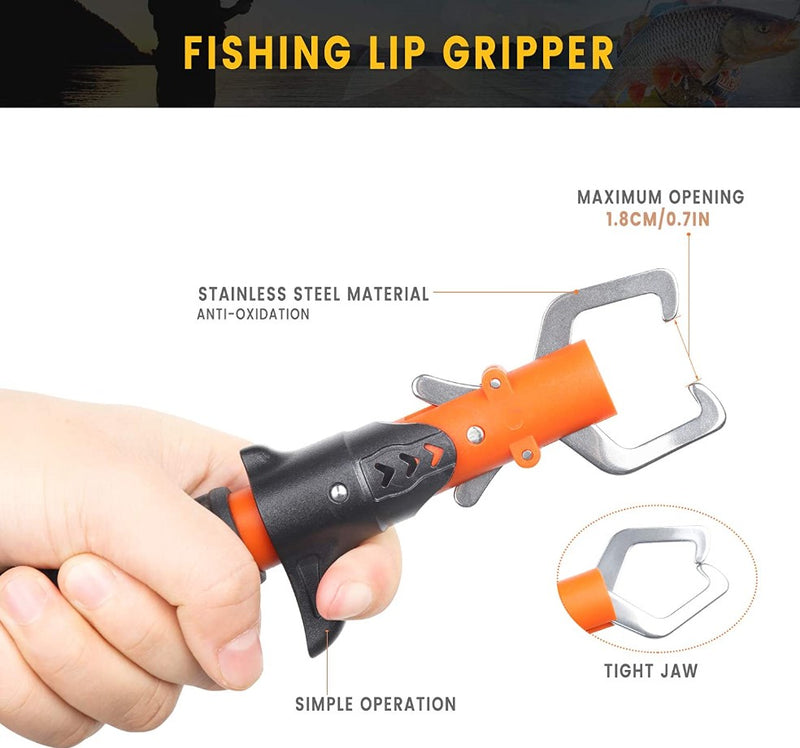 Kit gancho de agarre y alicate para pesca