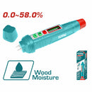 Medidor de humedad para madera y digital con pantalla LCD.
