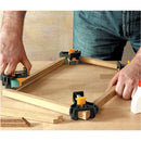 Abrazaderas de esquina para angulos de 90º con clip de fijacion.(4 Pzas)