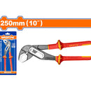 Alicate de Bomba 10" de mango aislado. Acabado negro pulido. Soporta 1000V