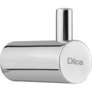 Gancho toallero Cuerpo metálico material de alta calidad. Acabado cromo