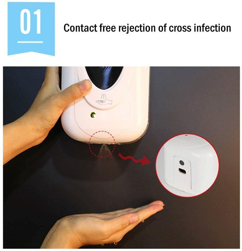 Dispensador Automático de Piso tipo spray para Alcohol líquido. Incluye: Dispensador y Base de piso.