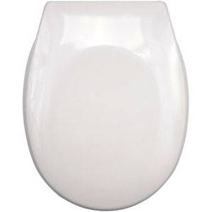 Tapa De Asiento De Inodoro Duroplast Medida Universal 405-410Largo *370 Ancho (Color Blanco) Cierre