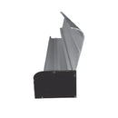 Riel con su cobertor y sus tapas de 4200 mm de largo.