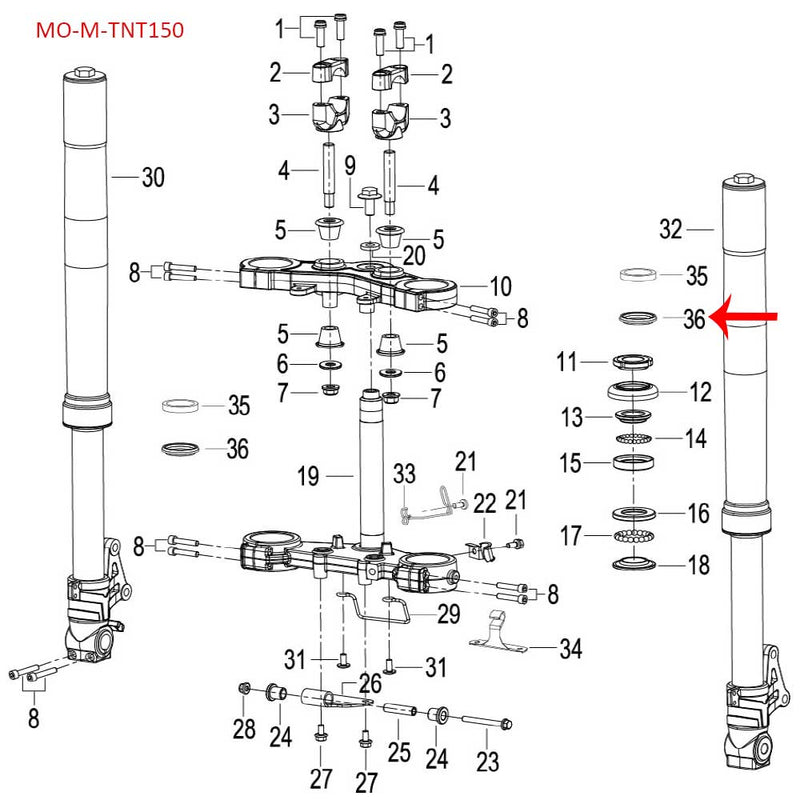 Sello Antipolvo (TNT135 / TNT150)