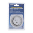 Temporizador timer de 3 polos manual de energia programable de 24 horas noche y dia