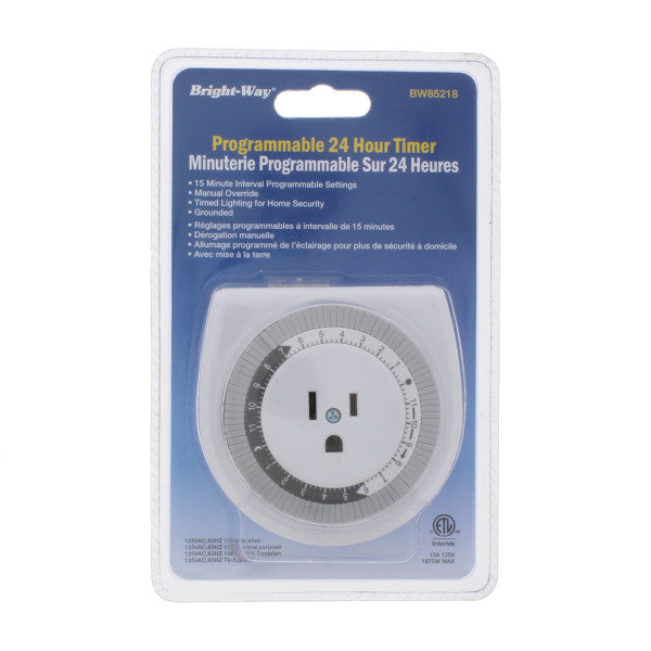 Temporizador timer de 3 polos manual de energia programable de 24 horas noche y dia