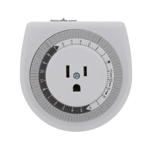 Temporizador timer de 3 polos manual de energia programable de 24 horas noche y dia