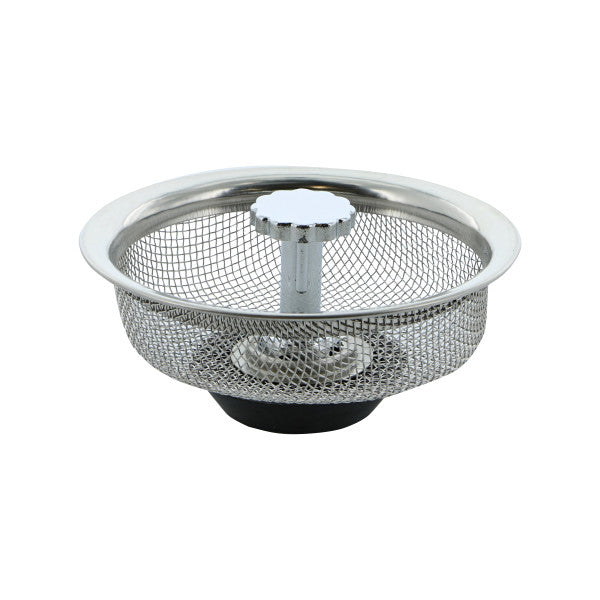 Colador de malla de acero inoxidable para fregadero