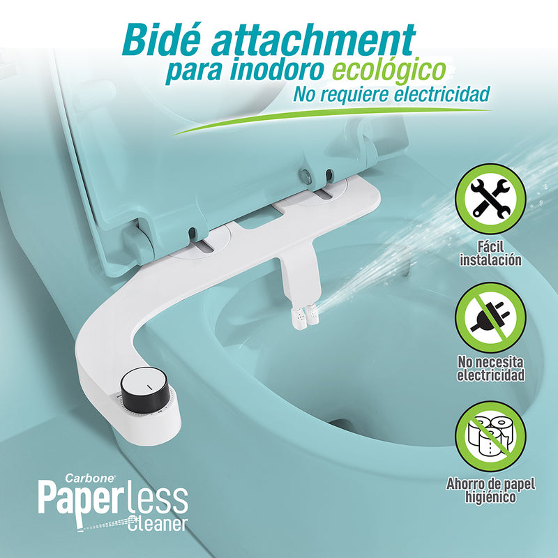 Accesorio bidé para asiento de inodoro ducha sanitaria Paperless Cleaner