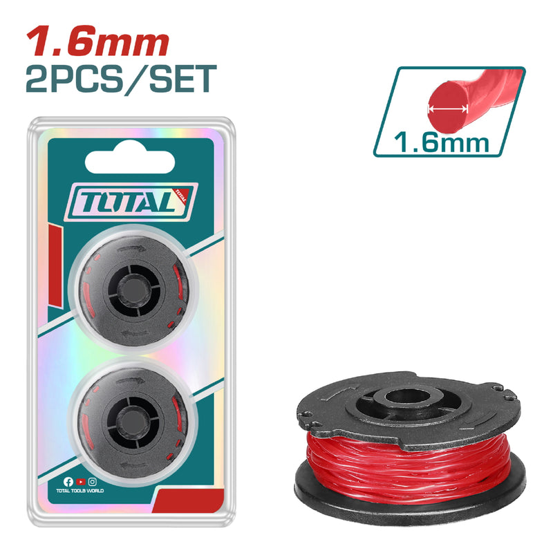 Hilo de nylon para cortadora desmalezadora 1.6 de diámetro, 5m de longitud