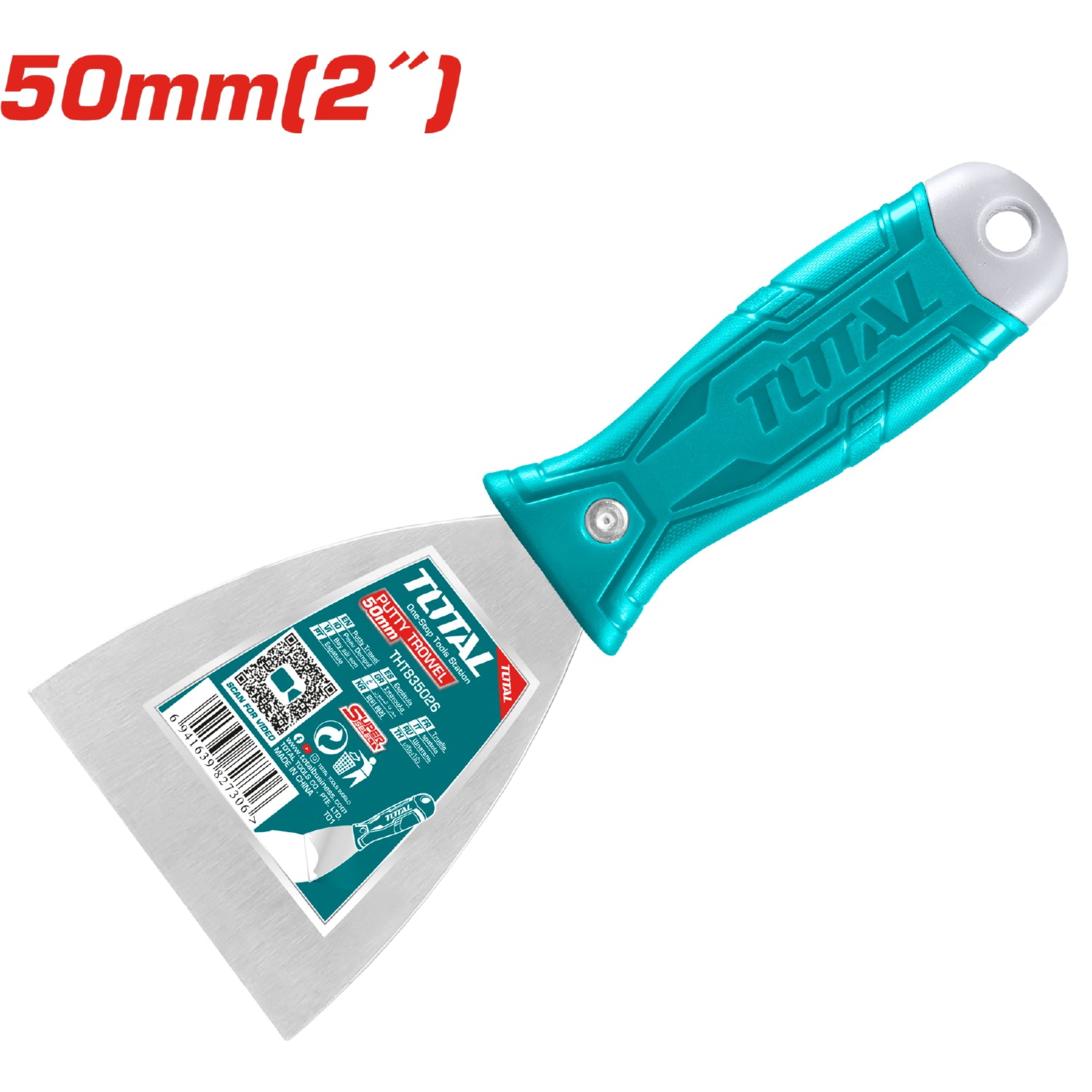 Espatula 50mm (2") Acero al carbon con tratamiento de calor para endurecido