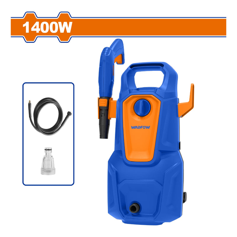 Hidrolavadora de Alta Presión. 5.6L 110-120V~60Hz. Potencia 1400W. Presión Max. 110Bar (1595PSI)