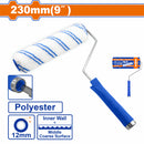 Rodillo para pintar 9" Paredes internas. Altura de la fibra:12mm. Poliéster.