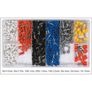 Terminales cable ferrules alambre conectores extremo de clavija aislada para crimpadora (Kit)