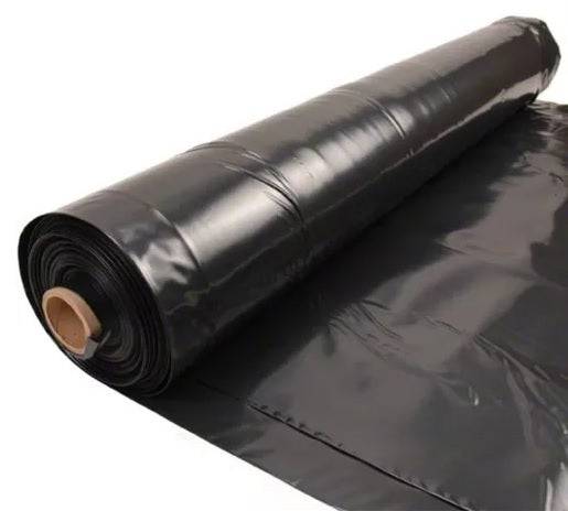 Rollo Plastico Negro De Trabajo Pesado Para Construcción Multipropósito De 20Pies X 100Pies X 6 Mil