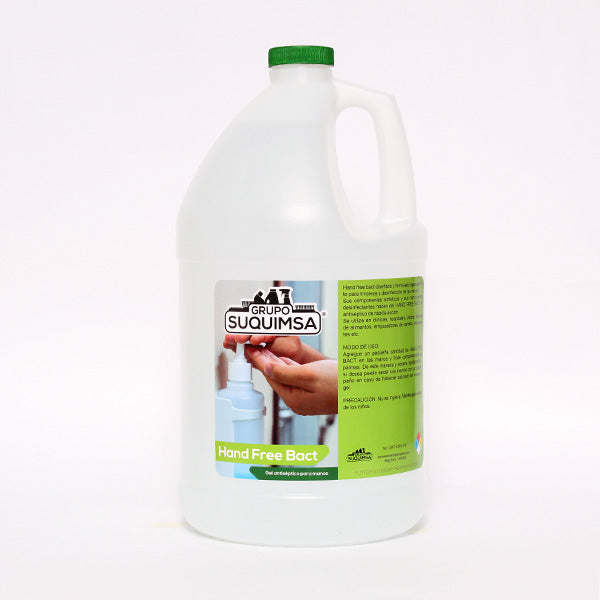 Alcogel gel alcoholado 1 galón Hand Free Bact (humectante al 70%)
