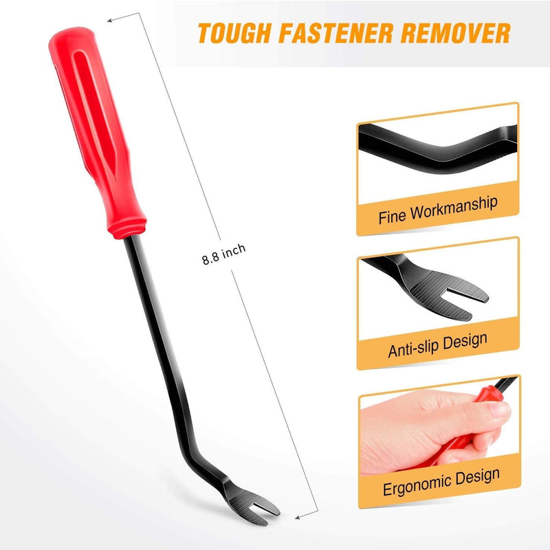 Clips de retención para autos, set de 425 piezas, 19 tipos de clip.