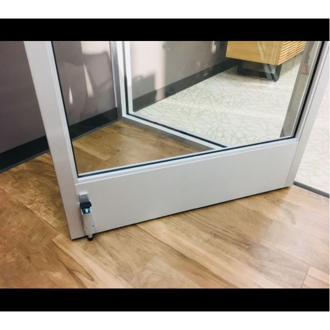 Tope de puerta con resorte para trabajo pesado de 8"