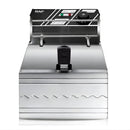 Freidora de Aceite 6L 1600W Inoxidable con Control de Temperatura. Rango 160°–180°C. Deep Fryer.