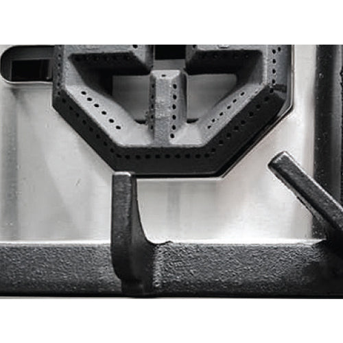 Estufa Premium 2 gas de sobreponer. 280*610*350+160mm. Potencia 10KW 34121.42 BTU/hr. 20 kg. 1año