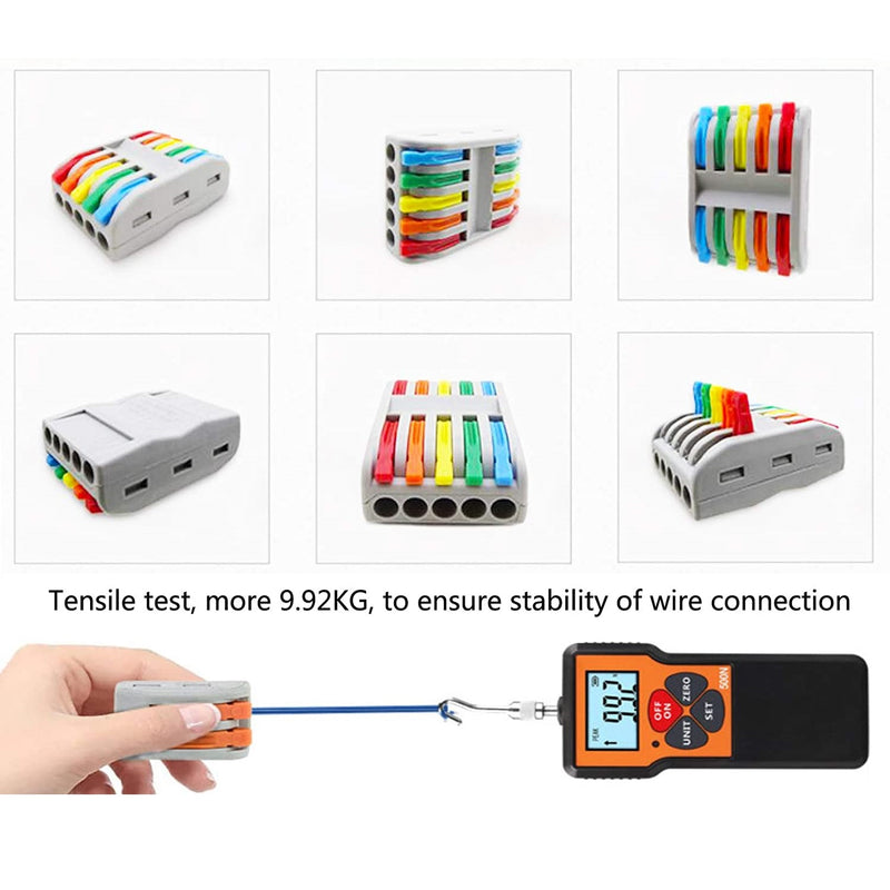 Conector eléctrico de empalme rápido. De 5 vías. (1 Und)