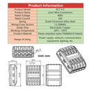 Conector eléctrico de empalme rápido. De 5 vías. (1 Und)