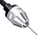 Portabrocas de vástago hexagonal de 1/4"