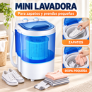Lavadora Portátil 5L, 110V. Compacta y Eficiente para Espacios Pequeños. Mini Lavado Semiautomático.