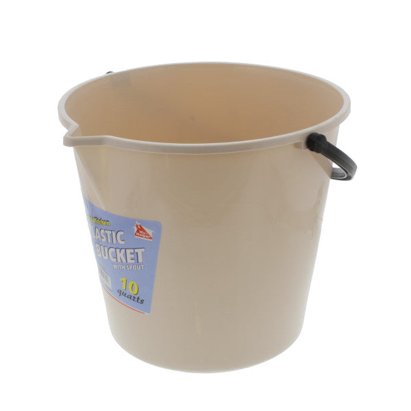 Cubo de plástico multiusos de 9.5 litros