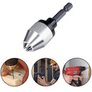 Portabrocas de vástago hexagonal de 1/4"