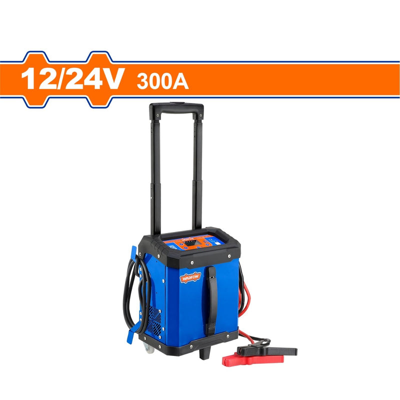 Cargador de batería inversor 12/24V 300A 50/60Hz Corriente nominal: 12V/50A, 24V/50A arrancador
