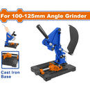 Soporte para amoladora angular 100-125mm Base de hierro fundido. Angulo de ajuste: 0-45º