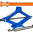 Gato de Tijera de 1.5 Ton. Alt. Min. 100mm. Alt. Max: 370mm. Long. Total: 415mm.