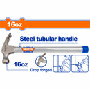 Martillo de Orejas Forjado. 16oz/450g. Tratamiento térmico. Acero al carbono